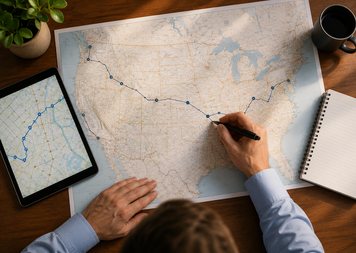 Expedited freight route planning - KLAM Expeditors USA
